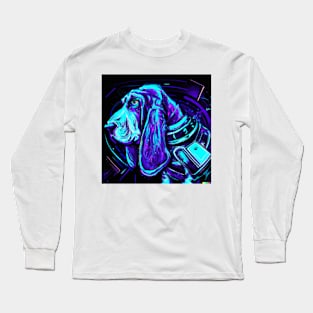 Cyber Punk Basset Long Sleeve T-Shirt